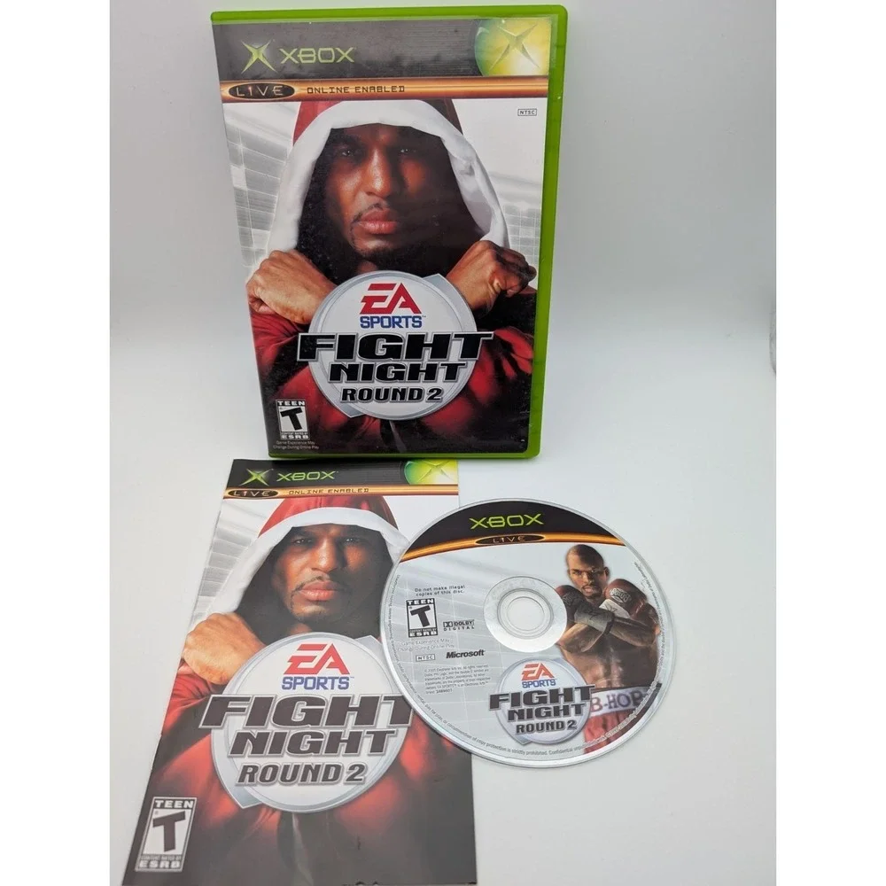 Fight Night Round 2 - Original OG Xbox Complete CIB Near Mint